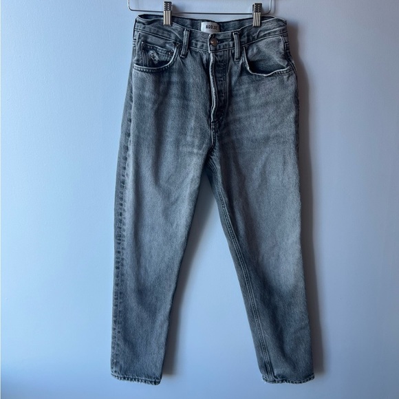 AGOLDE Straight Leg Cropped Jeans - Picture 4 of 12